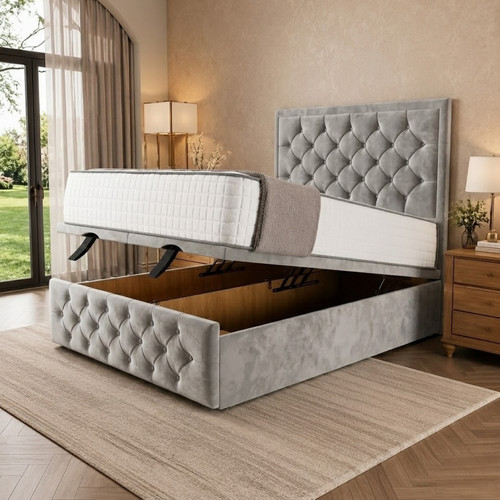 Ottoman divan storage bed gas - ottoman,