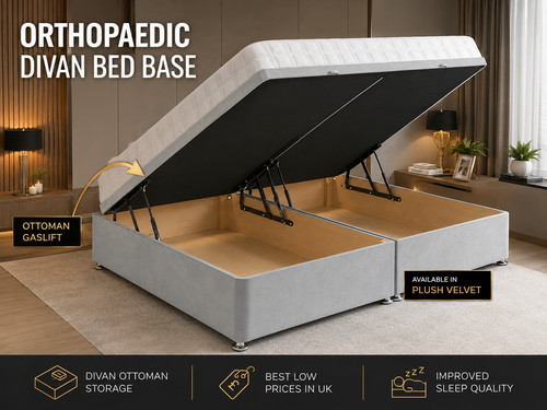 Ottoman orthopedic divan bed - ottoman,