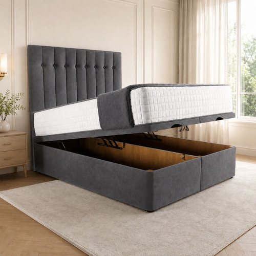 Ottoman divan storage bed gas - divan,