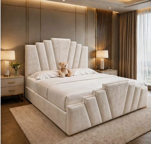 Ottoman bed art deco - bed,