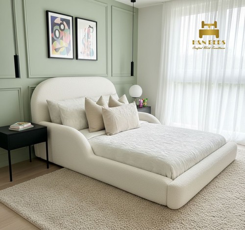 Luxury kids bed frame boucle - luxury,