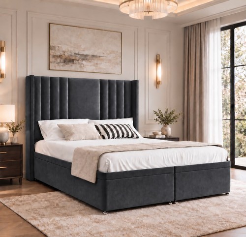 Pannel winged solid - pannel, divan