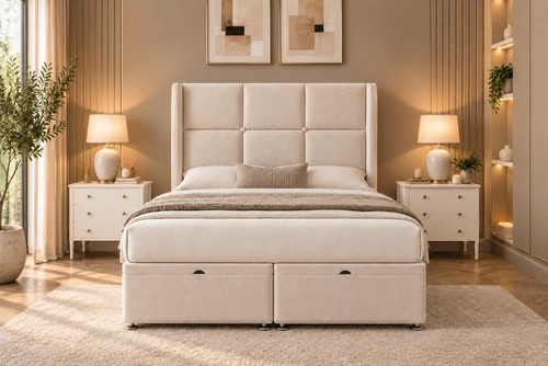 Ottoman divan winged bed - ottoman,