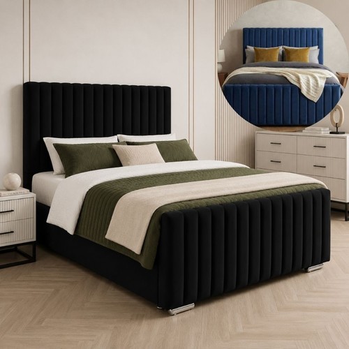 Ottoman storage bed - storage, winged