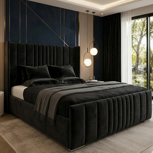 Ottoman double bed - ottoman, winged