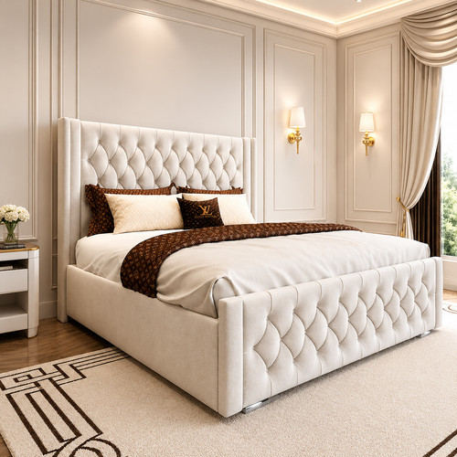 Upholstered ottoman gas - ottoman, lift