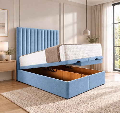 Ottoman solid divan bed - solid, gas