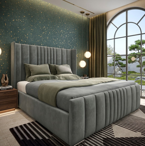 Ottoman divan winged - panel, bed